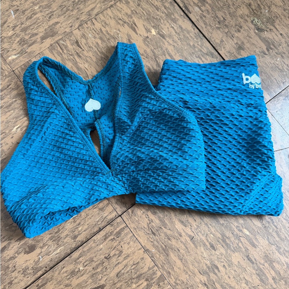 BootyByBrabants Turquoise Croco Set